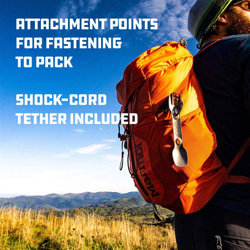 UCO TITANIUM UTILITY SPORK WITH TETHER
